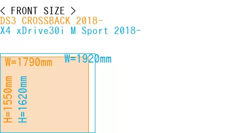 #DS3 CROSSBACK 2018- + X4 xDrive30i M Sport 2018-